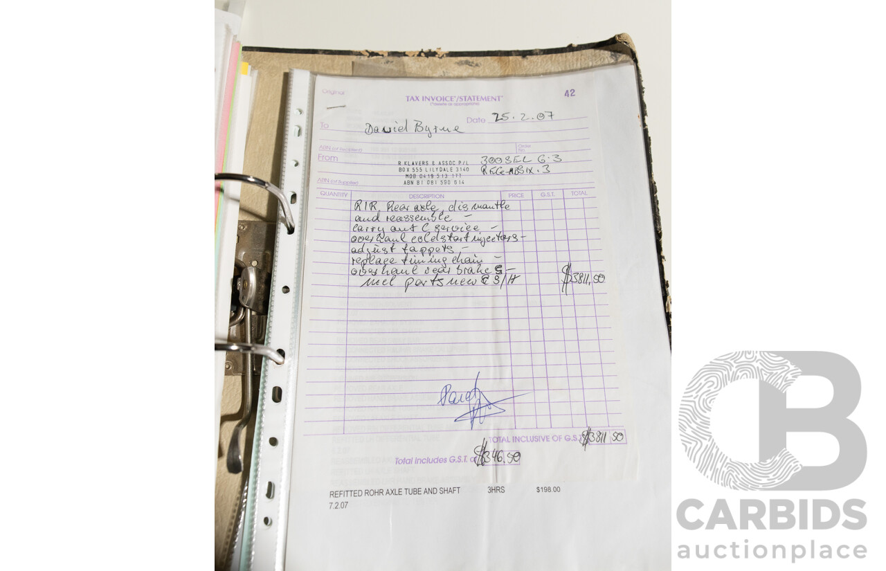 8/1970 Mercedes Benz 300 SEL 6.3 "Red Pig Tribute" W109 4d Sedan Cranberry V8 6.3L - Import