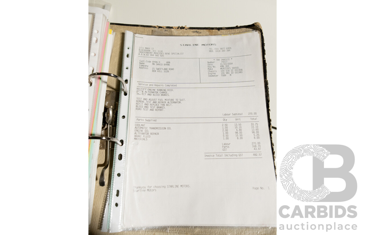 8/1970 Mercedes Benz 300 SEL 6.3 "Red Pig Tribute" W109 4d Sedan Cranberry V8 6.3L - Import