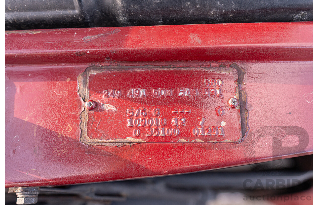 8/1970 Mercedes Benz 300 SEL 6.3 "Red Pig Tribute" W109 4d Sedan Cranberry V8 6.3L - Import