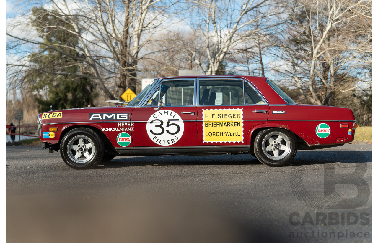 8/1970 Mercedes Benz 300 SEL 6.3 "Red Pig Tribute" W109 4d Sedan Cranberry V8 6.3L - Import