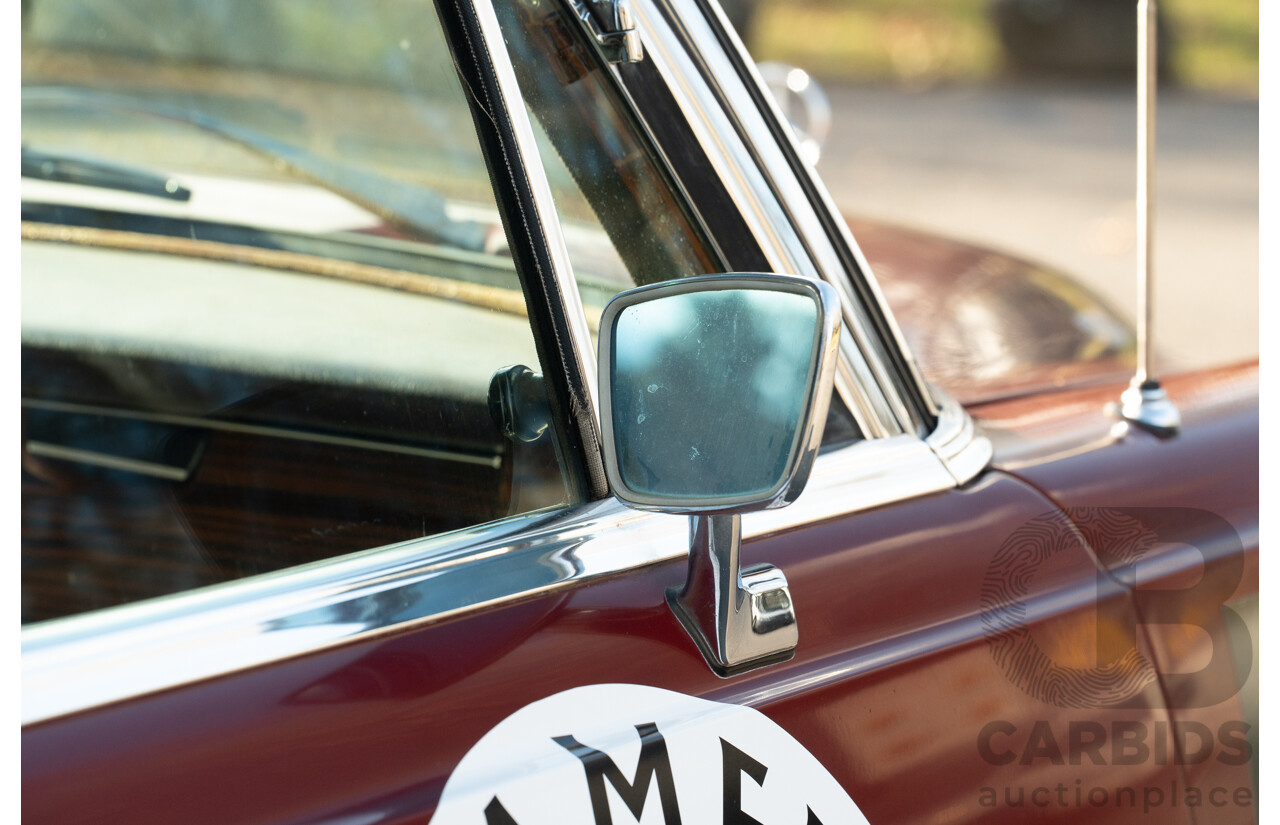 8/1970 Mercedes Benz 300 SEL 6.3 "Red Pig Tribute" W109 4d Sedan Cranberry V8 6.3L - Import