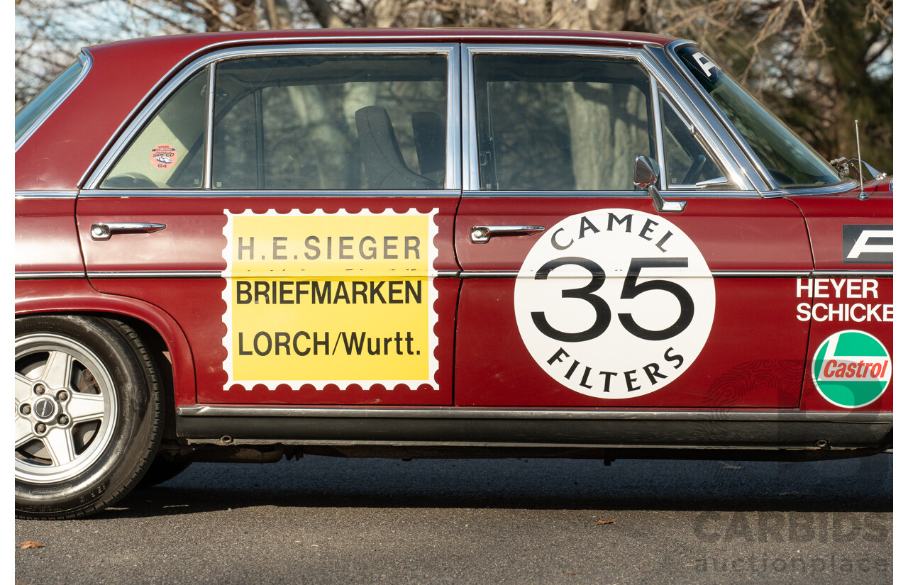 8/1970 Mercedes Benz 300 SEL 6.3 "Red Pig Tribute" W109 4d Sedan Cranberry V8 6.3L - Import