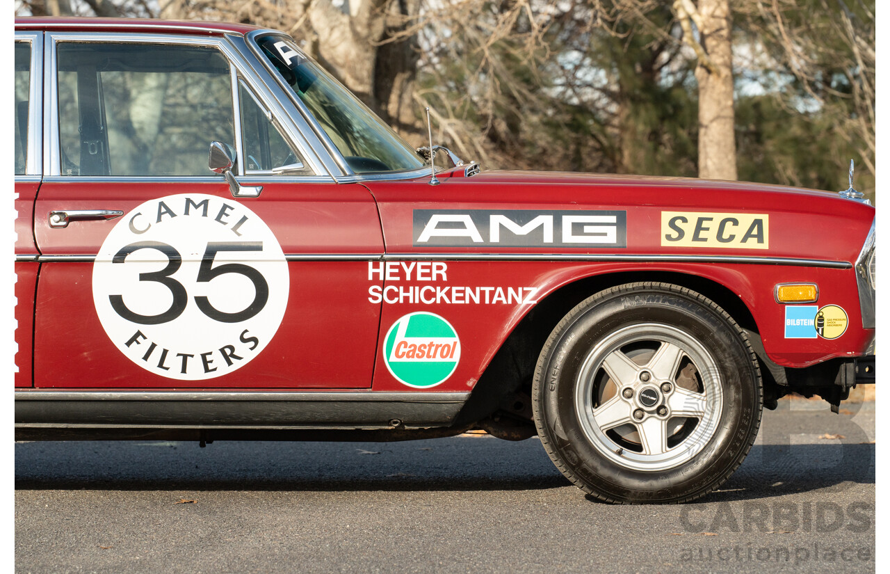 8/1970 Mercedes Benz 300 SEL 6.3 "Red Pig Tribute" W109 4d Sedan Cranberry V8 6.3L - Import