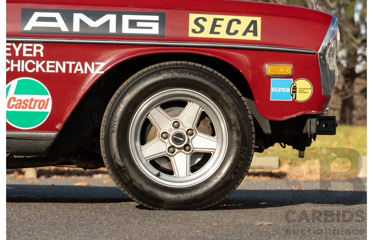 8/1970 Mercedes Benz 300 SEL 6.3 "Red Pig Tribute" W109 4d Sedan Cranberry V8 6.3L - Import