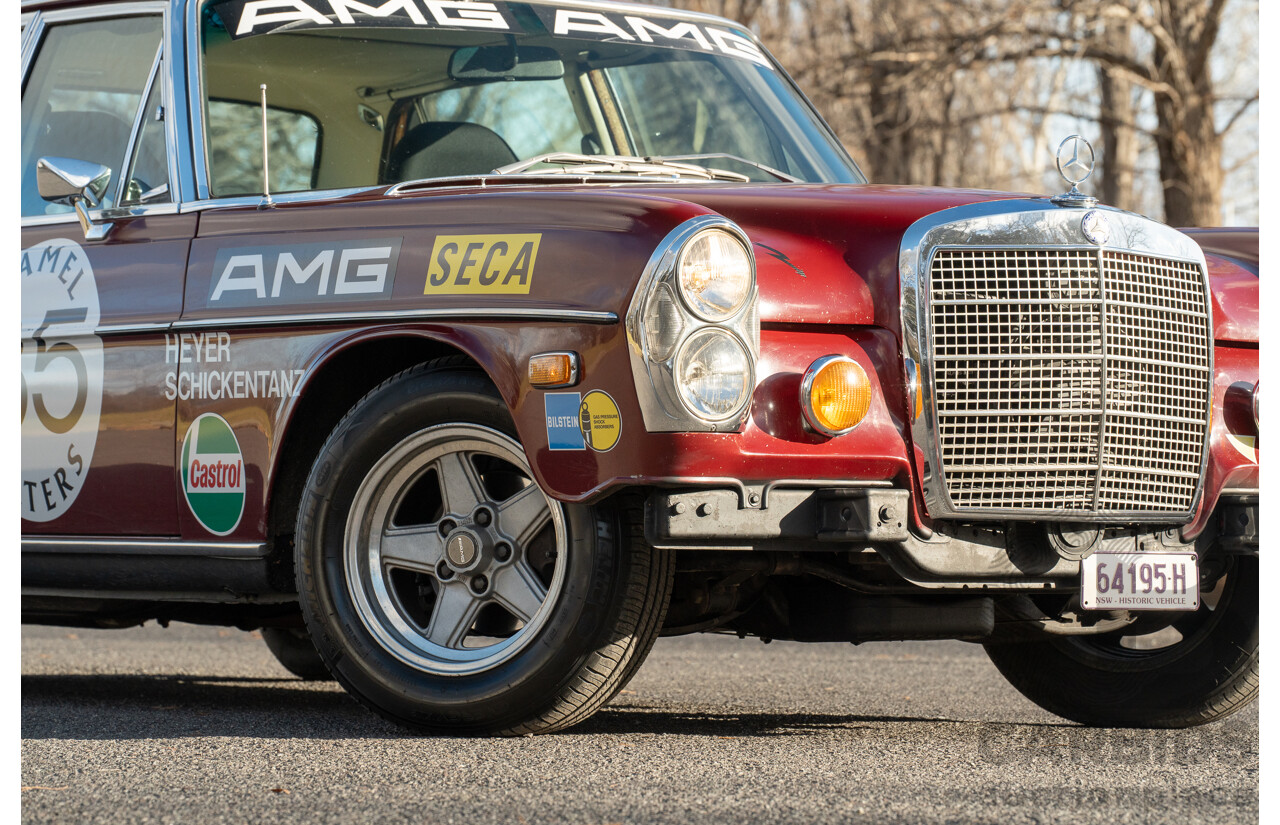 8/1970 Mercedes Benz 300 SEL 6.3 "Red Pig Tribute" W109 4d Sedan Cranberry V8 6.3L - Import