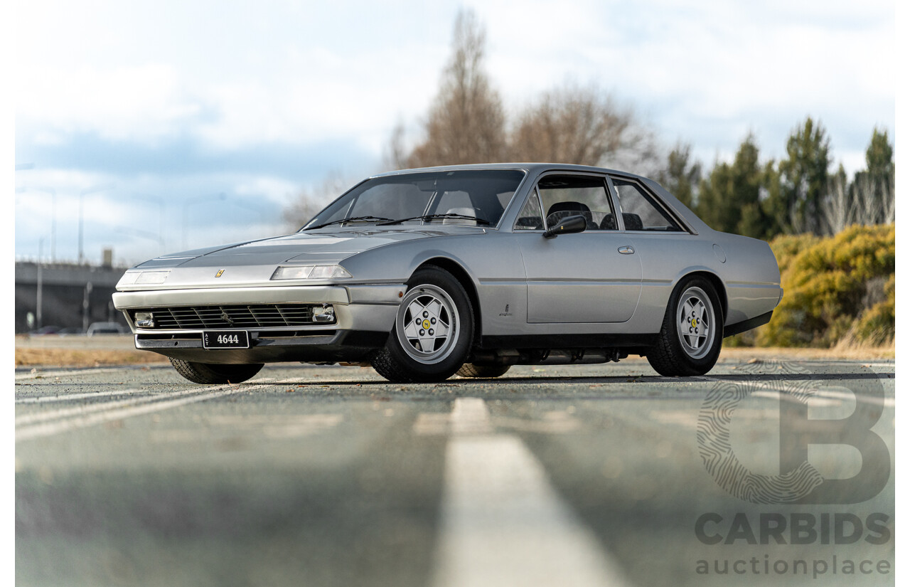 01/1986 Ferrari 412 A Tipo F101 EL 2d Coupe Argento Fer Silver V12 4.9L - Hong Kong Import