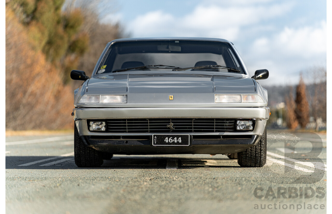 01/1986 Ferrari 412 A Tipo F101 EL 2d Coupe Argento Fer Silver V12 4.9L - Hong Kong Import