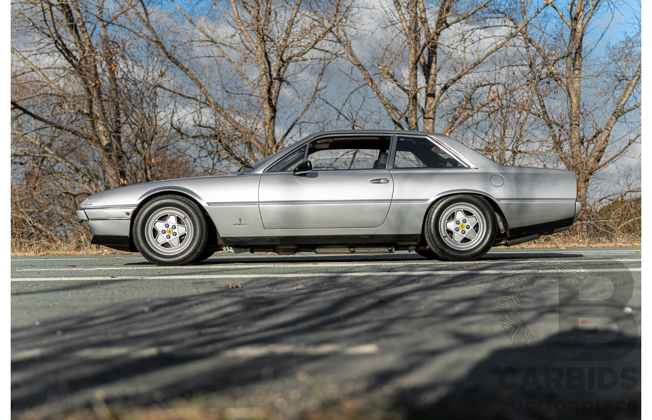 01/1986 Ferrari 412 A Tipo F101 EL 2d Coupe Argento Fer Silver V12 4.9L - Hong Kong Import