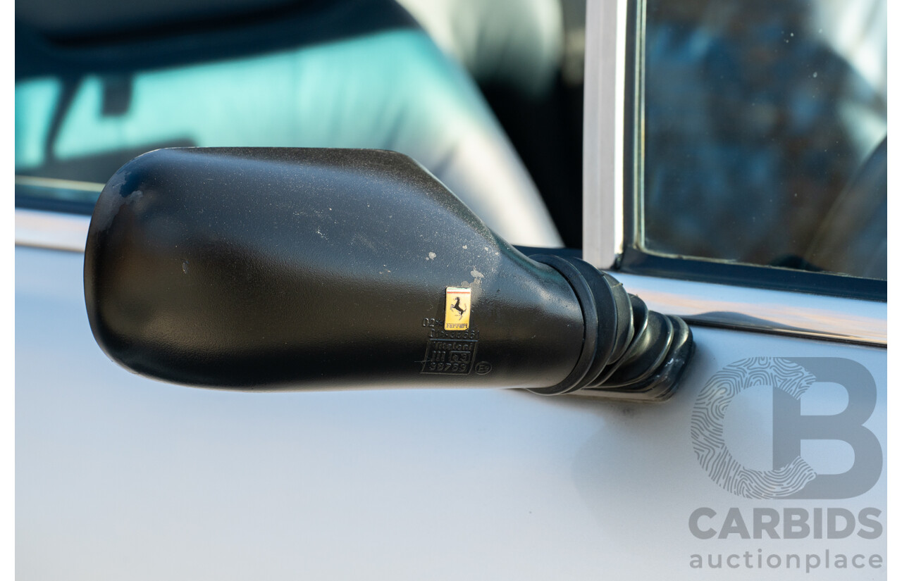 01/1986 Ferrari 412 A Tipo F101 EL 2d Coupe Argento Fer Silver V12 4.9L - Hong Kong Import