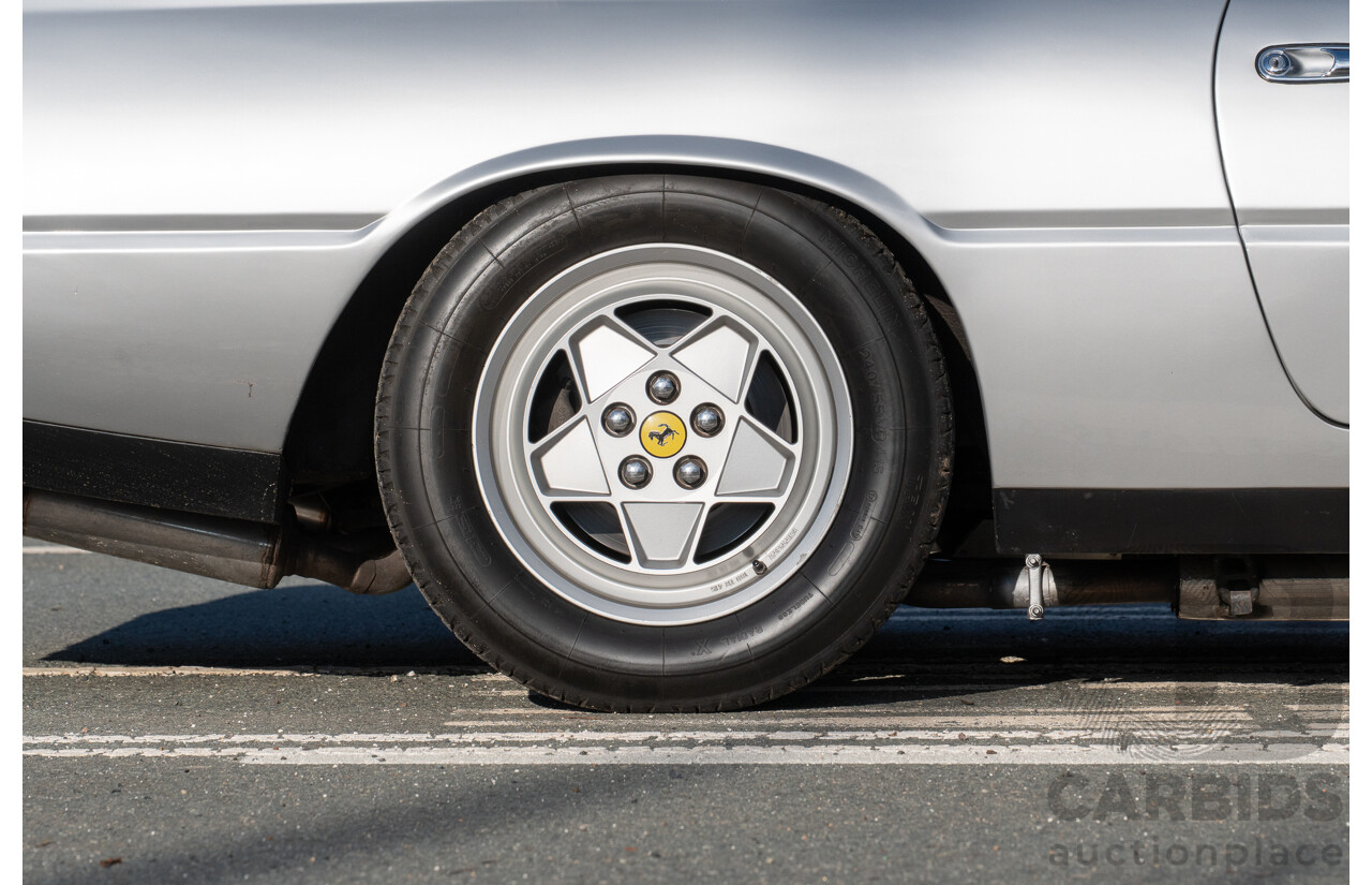 01/1986 Ferrari 412 A Tipo F101 EL 2d Coupe Argento Fer Silver V12 4.9L - Hong Kong Import