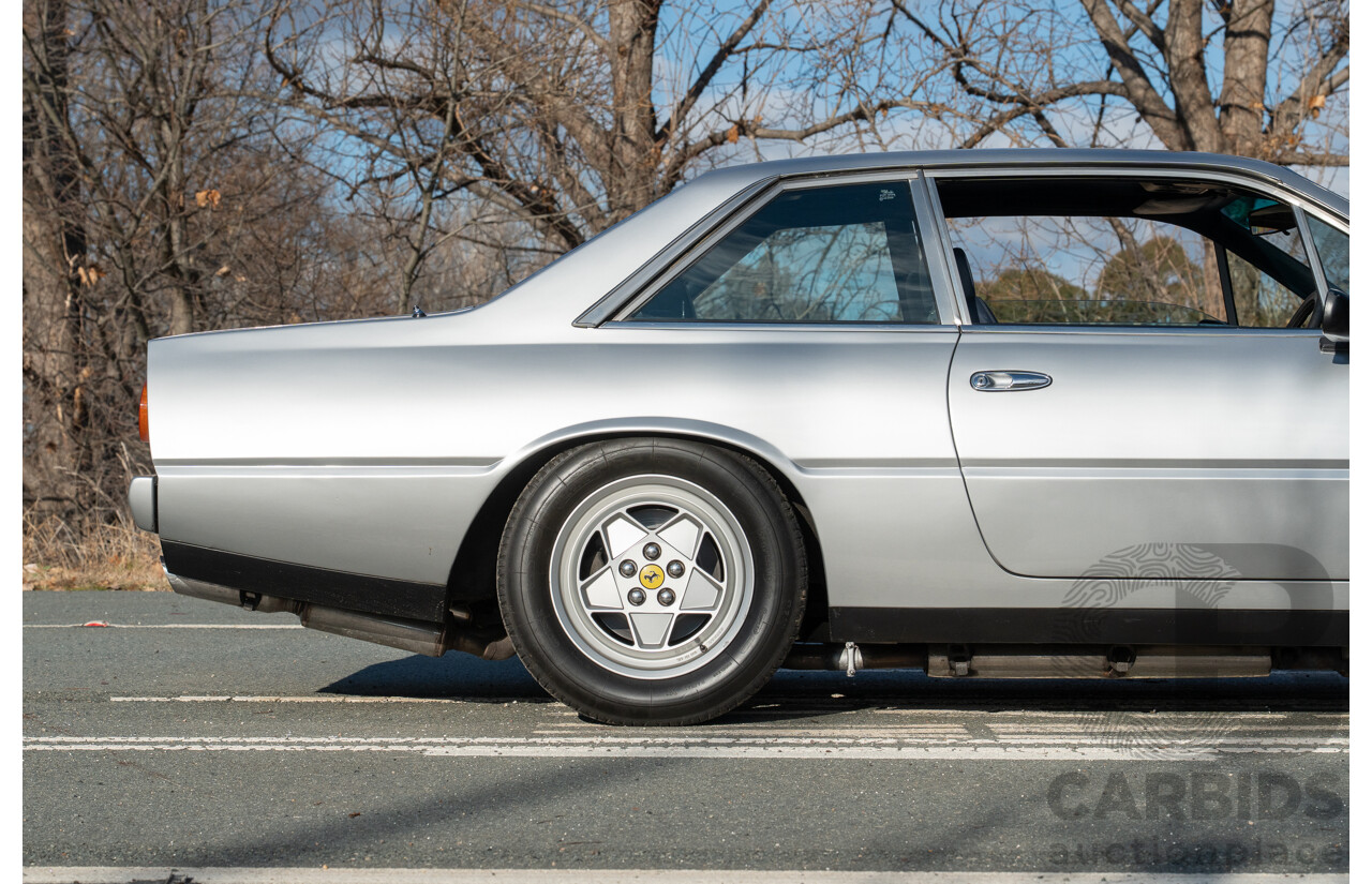 01/1986 Ferrari 412 A Tipo F101 EL 2d Coupe Argento Fer Silver V12 4.9L - Hong Kong Import