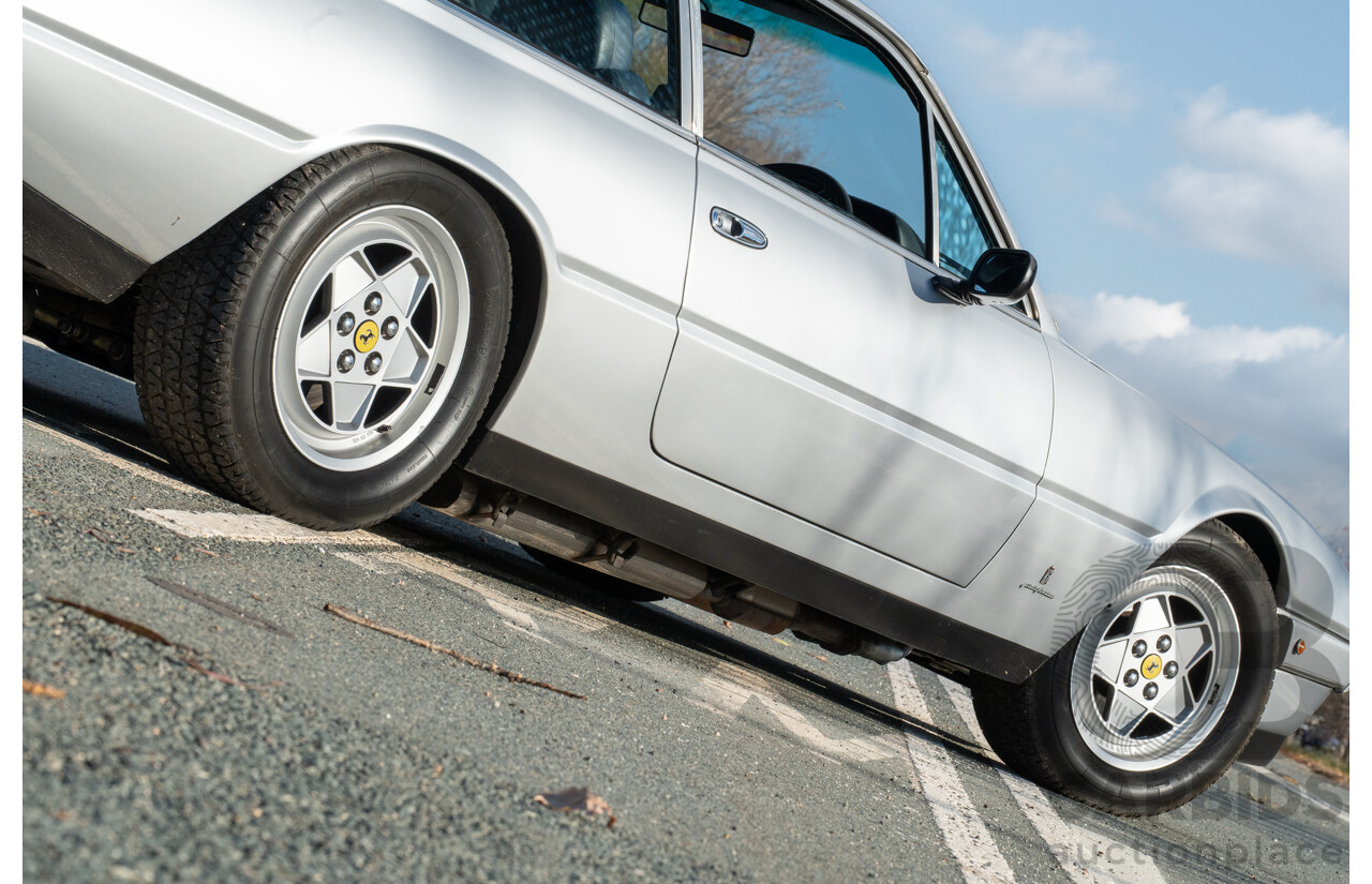 01/1986 Ferrari 412 A Tipo F101 EL 2d Coupe Argento Fer Silver V12 4.9L - Hong Kong Import