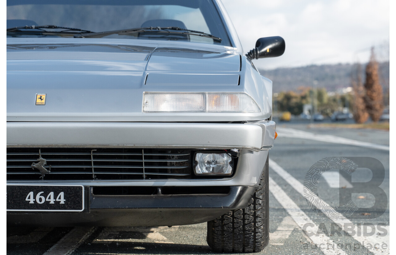 01/1986 Ferrari 412 A Tipo F101 EL 2d Coupe Argento Fer Silver V12 4.9L - Hong Kong Import