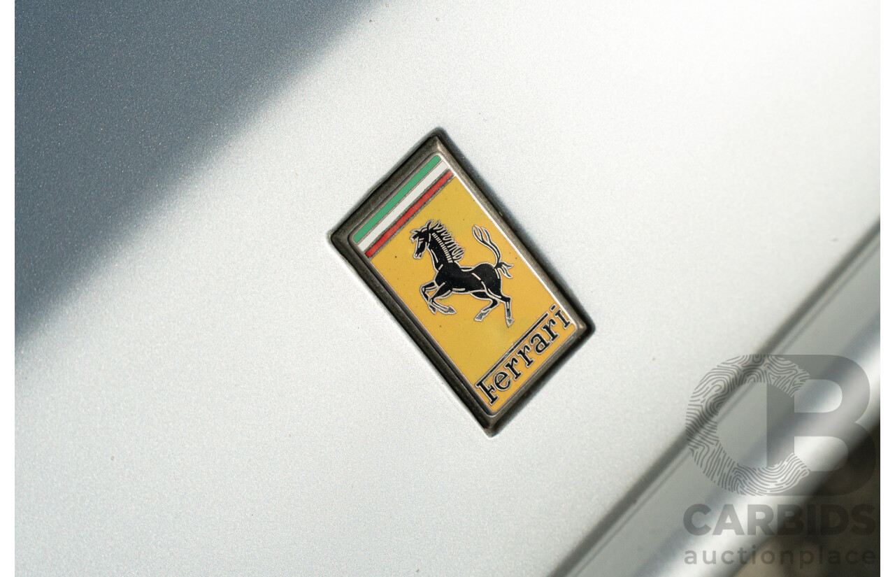 01/1986 Ferrari 412 A Tipo F101 EL 2d Coupe Argento Fer Silver V12 4.9L - Hong Kong Import