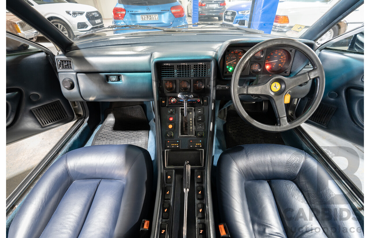 01/1986 Ferrari 412 A Tipo F101 EL 2d Coupe Argento Fer Silver V12 4.9L - Hong Kong Import