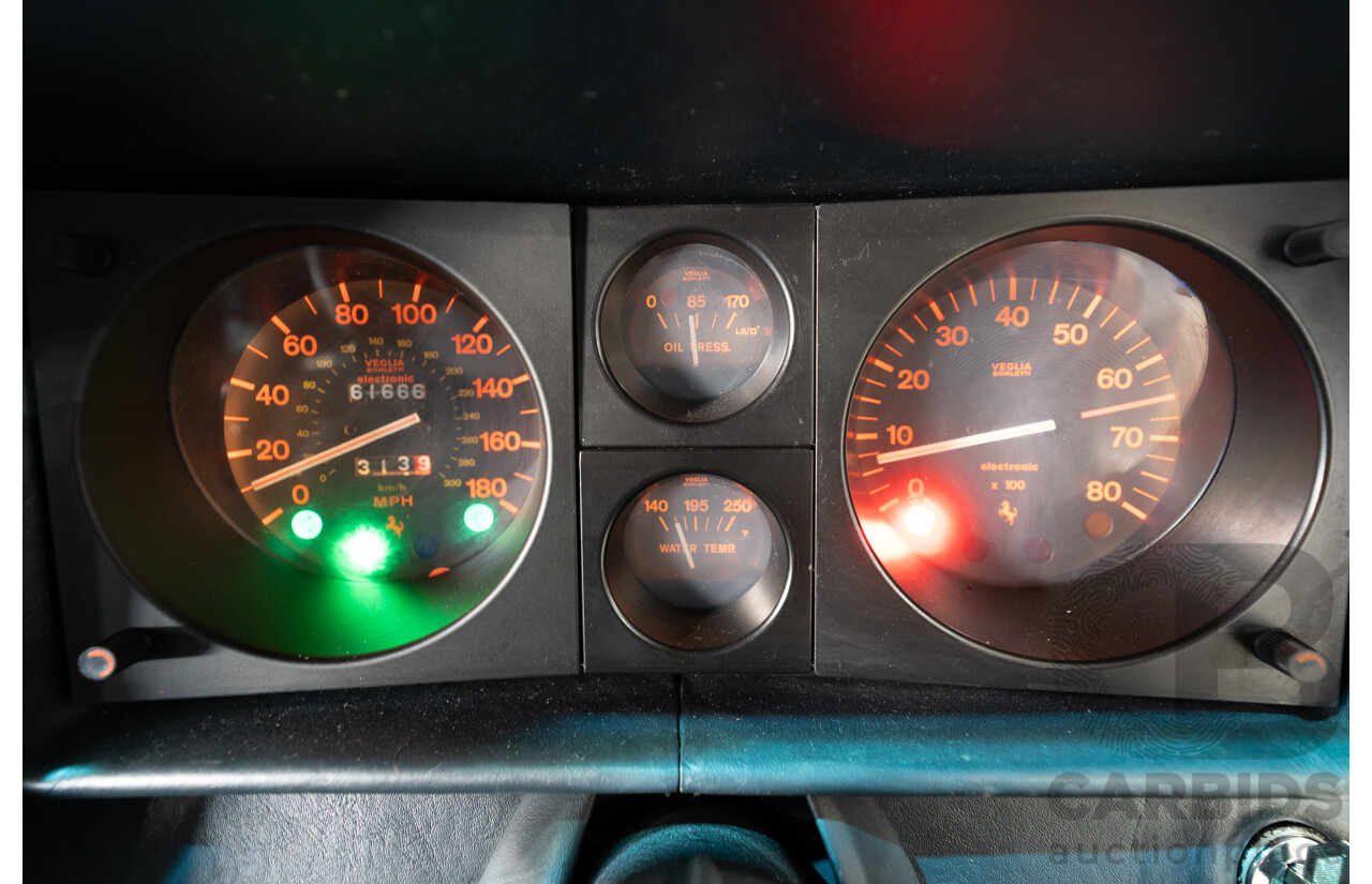 01/1986 Ferrari 412 A Tipo F101 EL 2d Coupe Argento Fer Silver V12 4.9L - Hong Kong Import