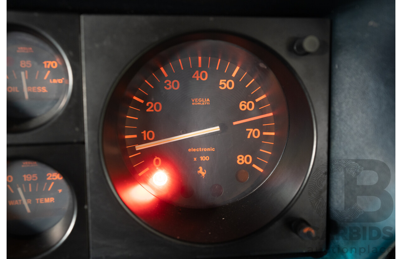 01/1986 Ferrari 412 A Tipo F101 EL 2d Coupe Argento Fer Silver V12 4.9L - Hong Kong Import