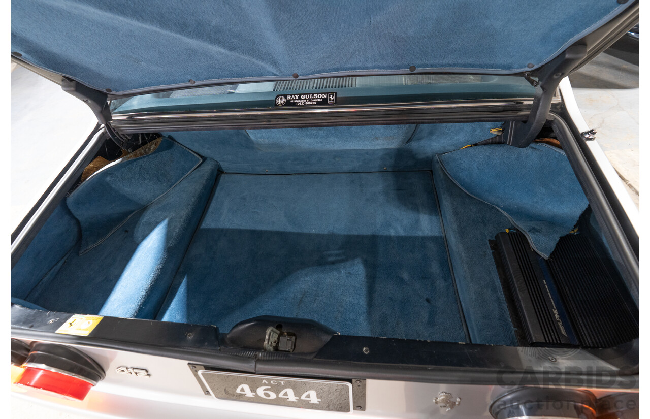 01/1986 Ferrari 412 A Tipo F101 EL 2d Coupe Argento Fer Silver V12 4.9L - Hong Kong Import