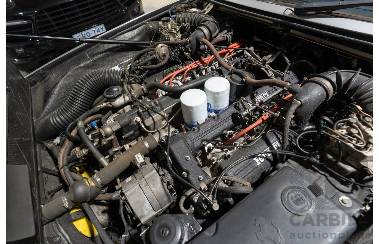 01/1986 Ferrari 412 A Tipo F101 EL 2d Coupe Argento Fer Silver V12 4.9L - Hong Kong Import