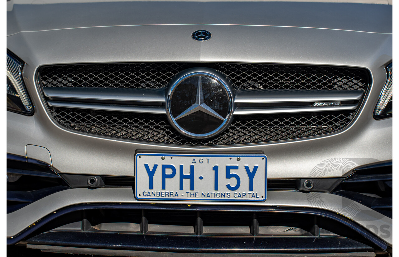 9/2017 Mercedes Benz A45 AMG 4Matic (AWD) 176 MY17 5d Hatchback Polar Silver Turbo 2.0L