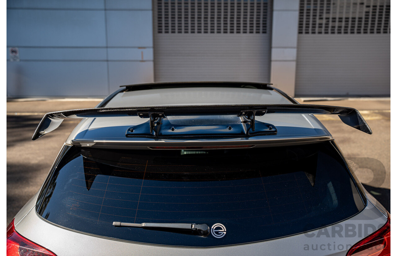 9/2017 Mercedes Benz A45 AMG 4Matic (AWD) 176 MY17 5d Hatchback Polar Silver Turbo 2.0L