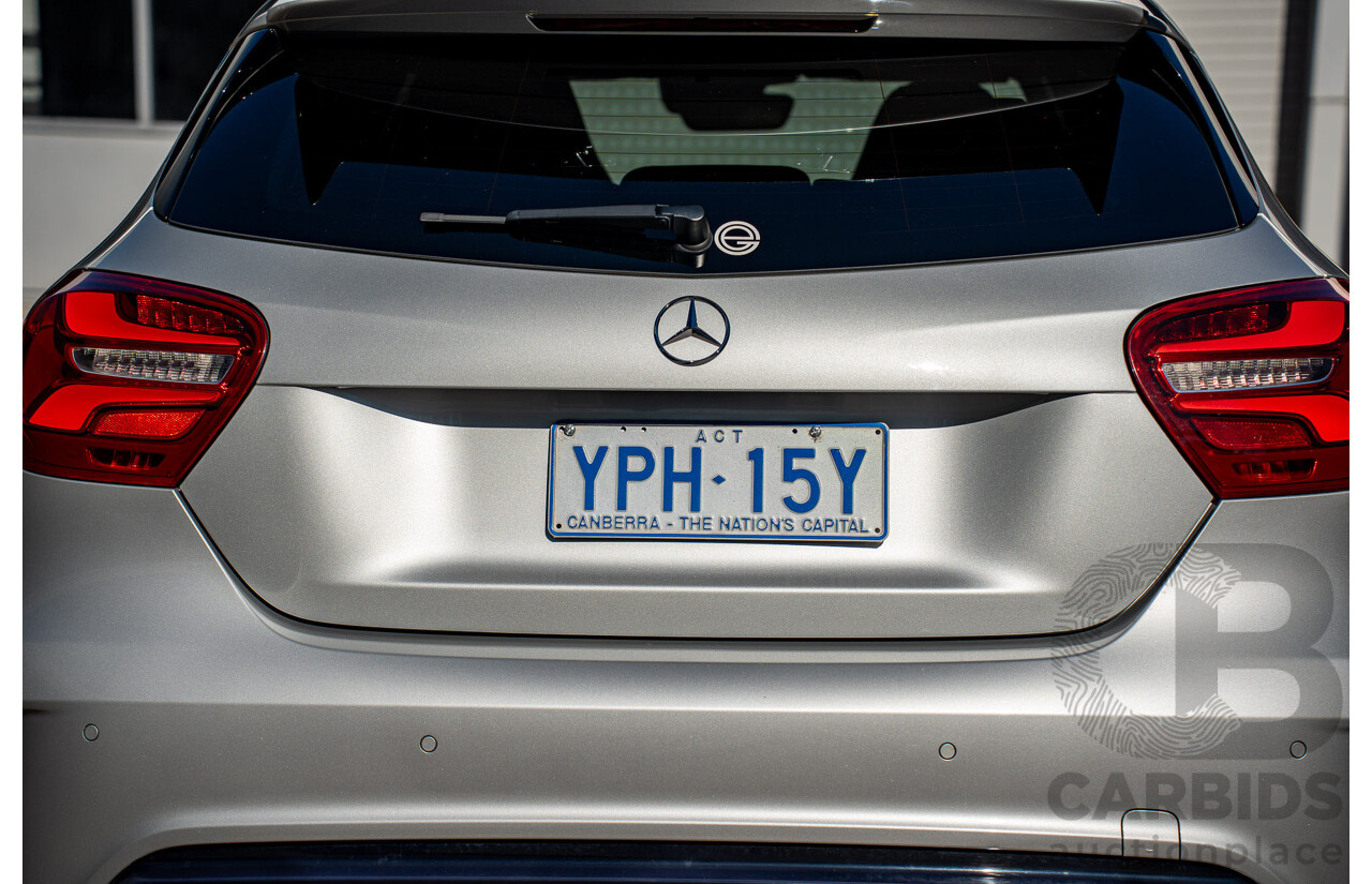 9/2017 Mercedes Benz A45 AMG 4Matic (AWD) 176 MY17 5d Hatchback Polar Silver Turbo 2.0L