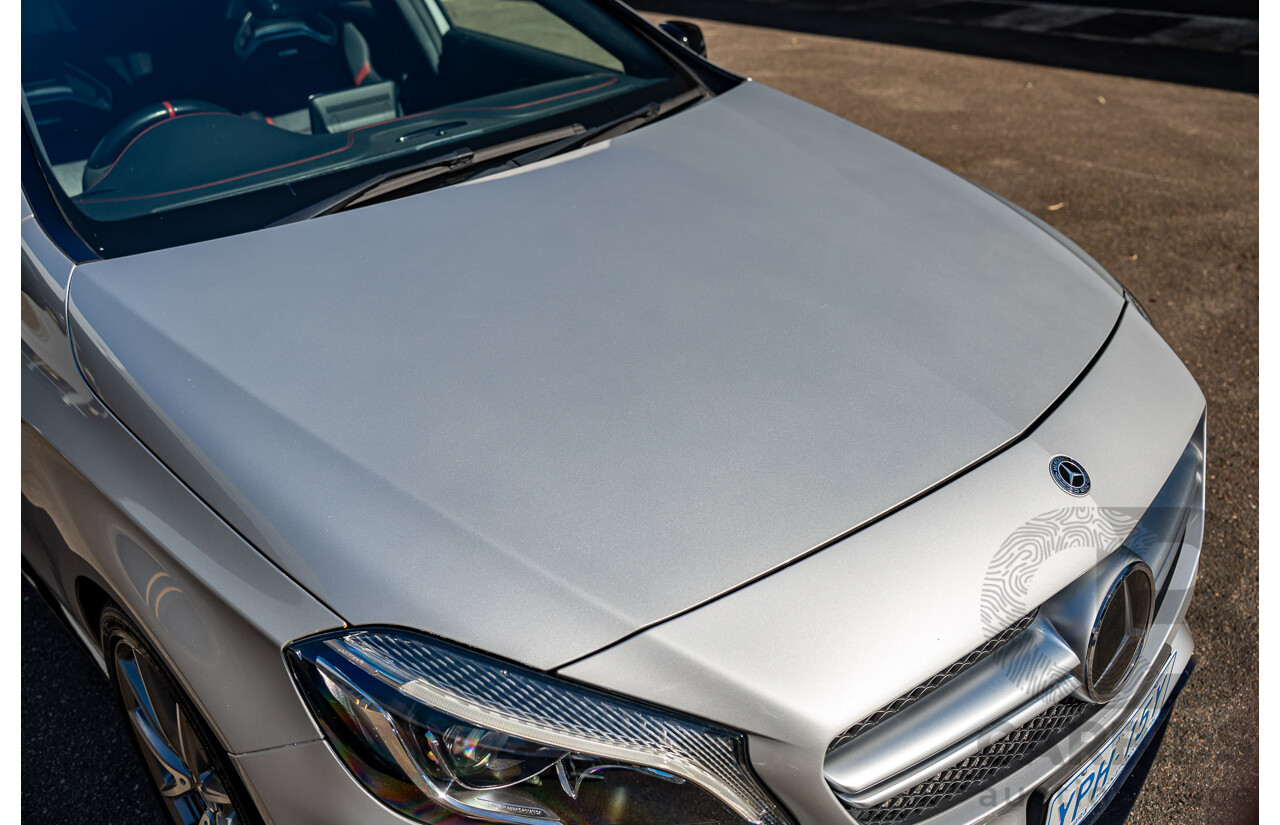 9/2017 Mercedes Benz A45 AMG 4Matic (AWD) 176 MY17 5d Hatchback Polar Silver Turbo 2.0L