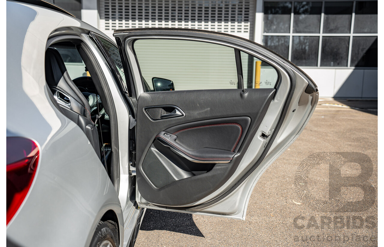 9/2017 Mercedes Benz A45 AMG 4Matic (AWD) 176 MY17 5d Hatchback Polar Silver Turbo 2.0L