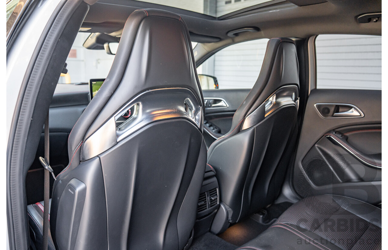 9/2017 Mercedes Benz A45 AMG 4Matic (AWD) 176 MY17 5d Hatchback Polar Silver Turbo 2.0L