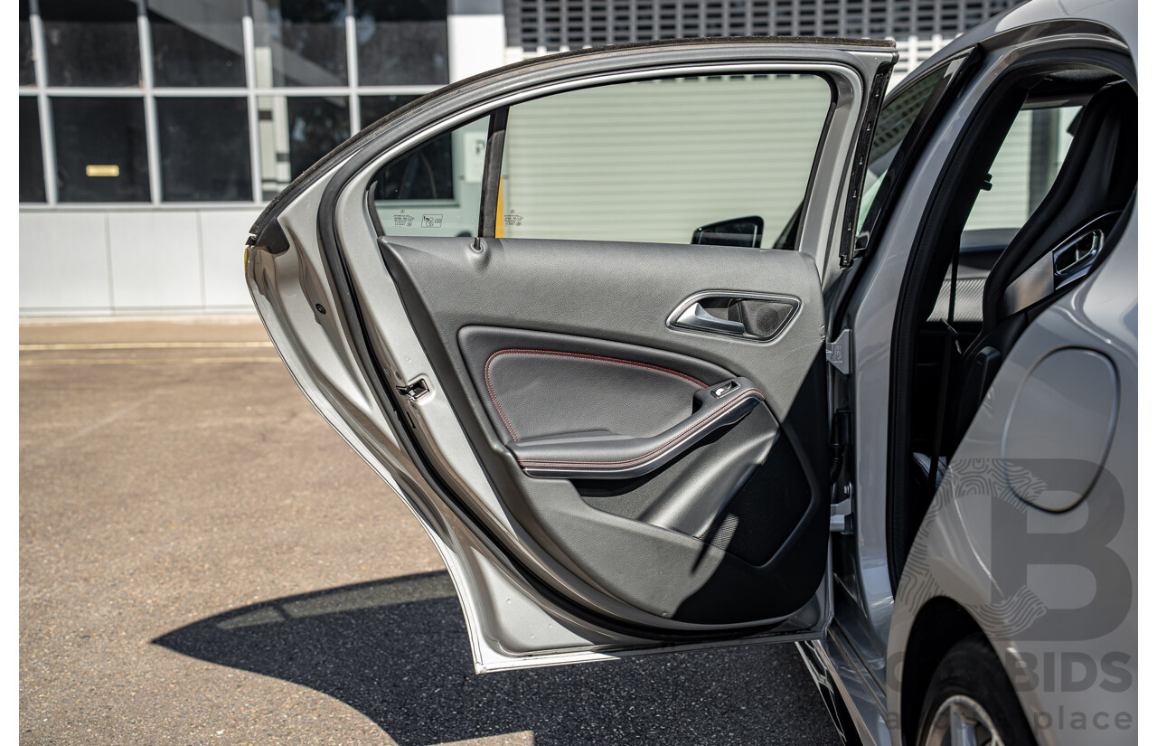 9/2017 Mercedes Benz A45 AMG 4Matic (AWD) 176 MY17 5d Hatchback Polar Silver Turbo 2.0L