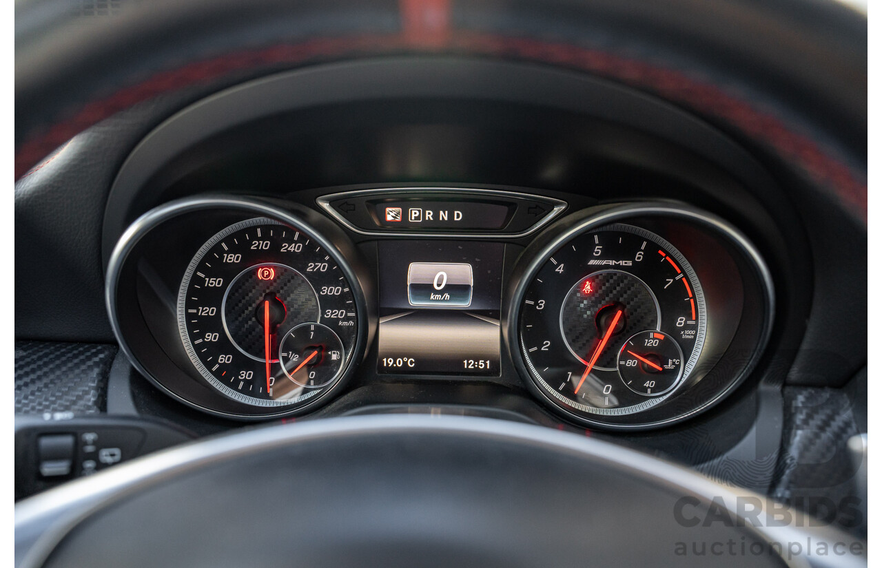 9/2017 Mercedes Benz A45 AMG 4Matic (AWD) 176 MY17 5d Hatchback Polar Silver Turbo 2.0L