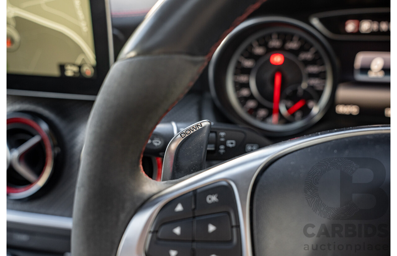 9/2017 Mercedes Benz A45 AMG 4Matic (AWD) 176 MY17 5d Hatchback Polar Silver Turbo 2.0L