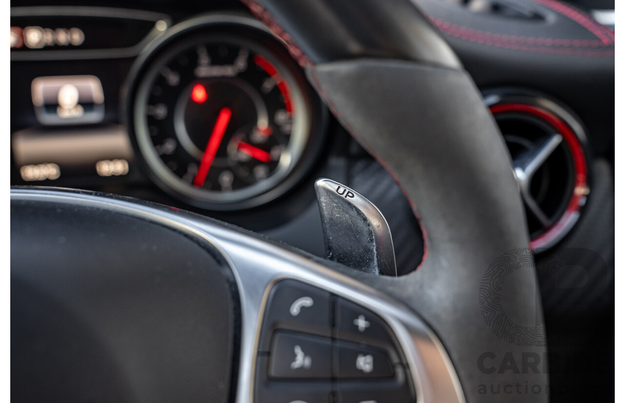 9/2017 Mercedes Benz A45 AMG 4Matic (AWD) 176 MY17 5d Hatchback Polar Silver Turbo 2.0L