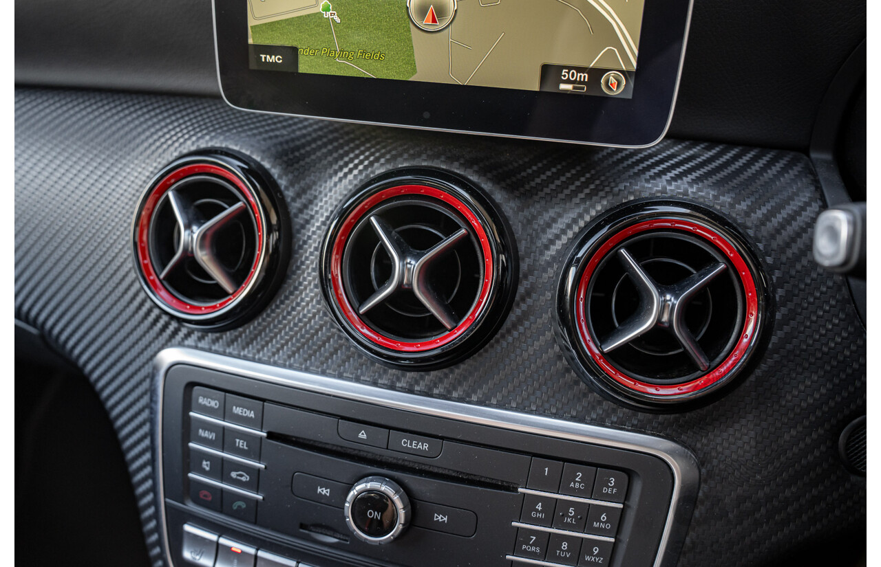 9/2017 Mercedes Benz A45 AMG 4Matic (AWD) 176 MY17 5d Hatchback Polar Silver Turbo 2.0L