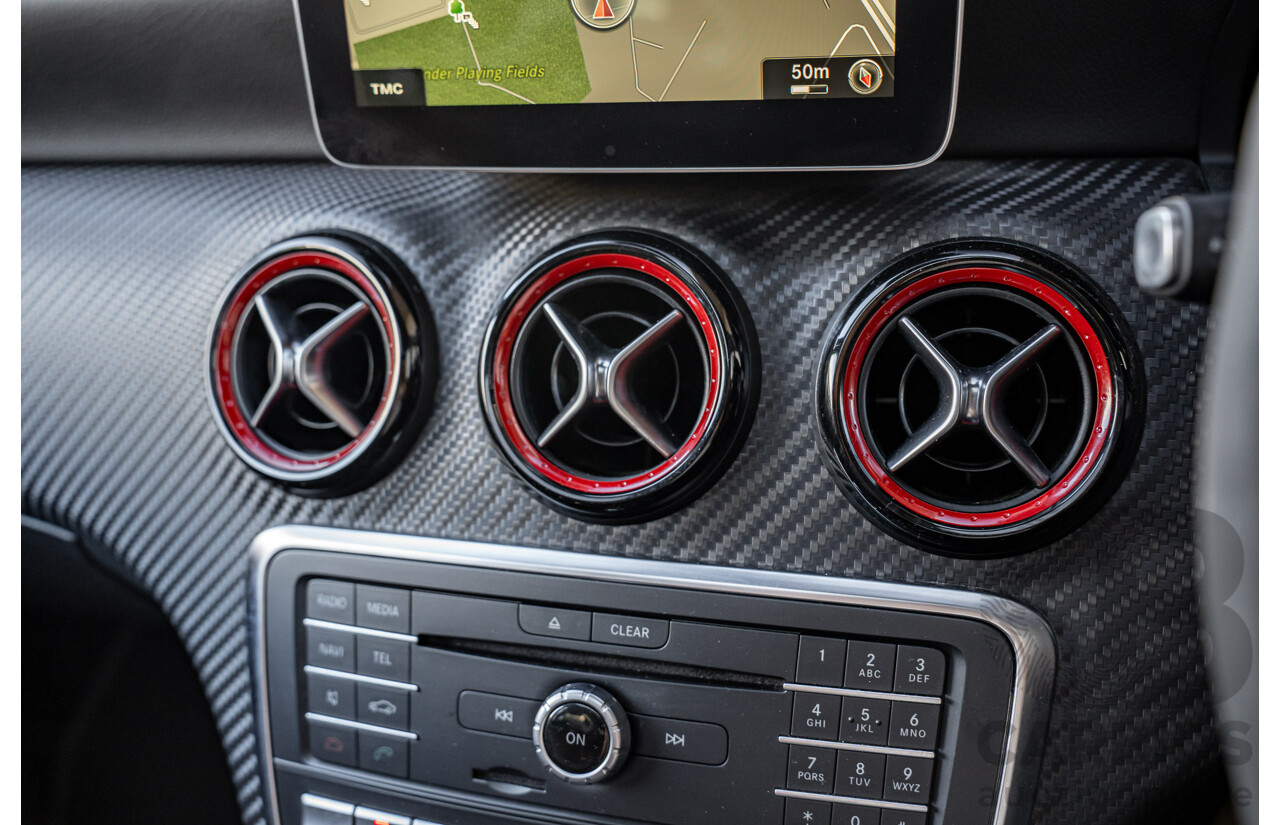 9/2017 Mercedes Benz A45 AMG 4Matic (AWD) 176 MY17 5d Hatchback Polar Silver Turbo 2.0L