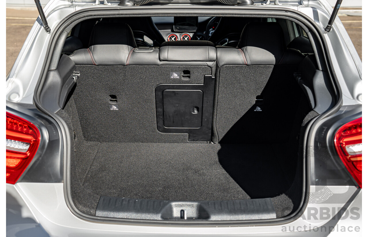 9/2017 Mercedes Benz A45 AMG 4Matic (AWD) 176 MY17 5d Hatchback Polar Silver Turbo 2.0L