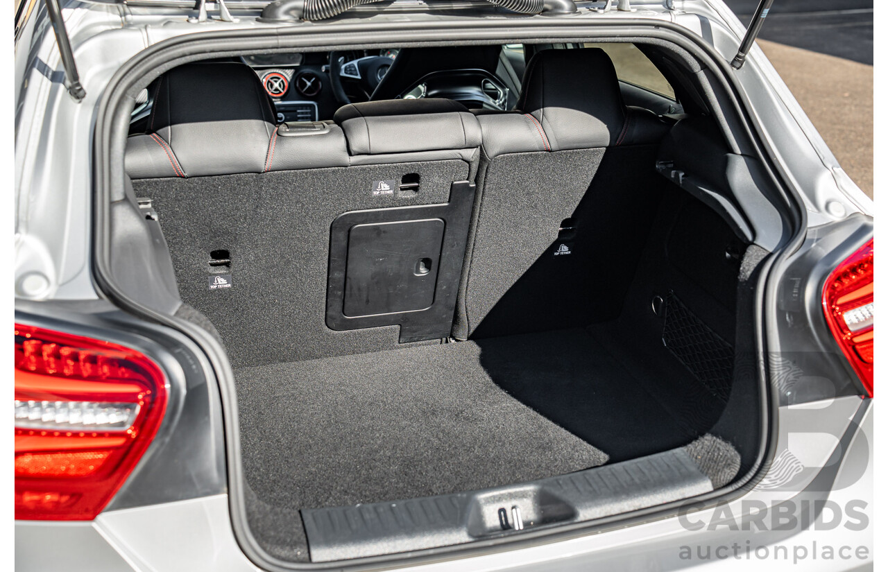 9/2017 Mercedes Benz A45 AMG 4Matic (AWD) 176 MY17 5d Hatchback Polar Silver Turbo 2.0L