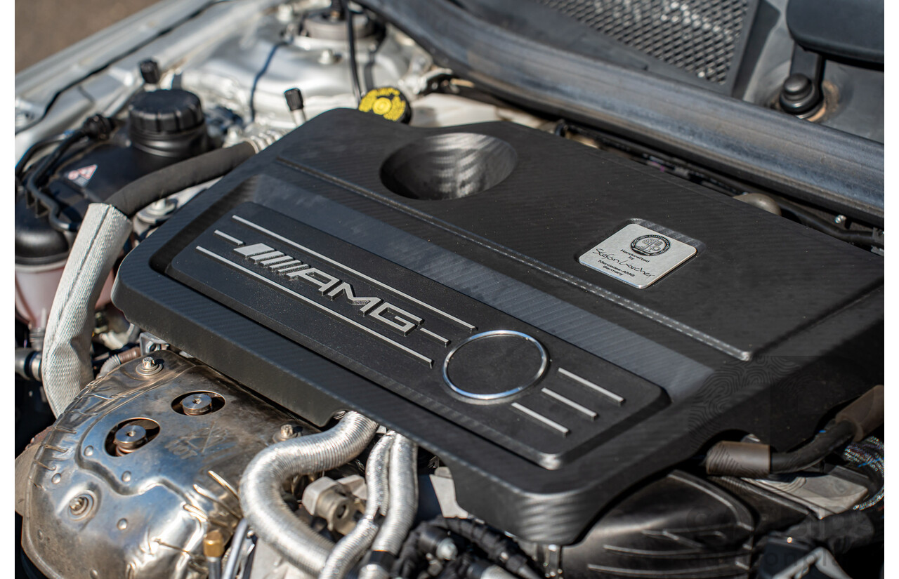 9/2017 Mercedes Benz A45 AMG 4Matic (AWD) 176 MY17 5d Hatchback Polar Silver Turbo 2.0L