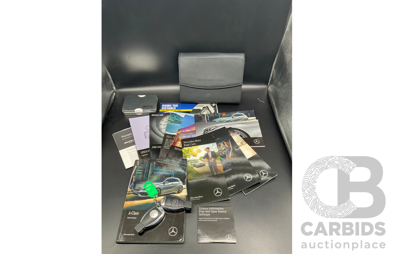 9/2017 Mercedes Benz A45 AMG 4Matic (AWD) 176 MY17 5d Hatchback Polar Silver Turbo 2.0L