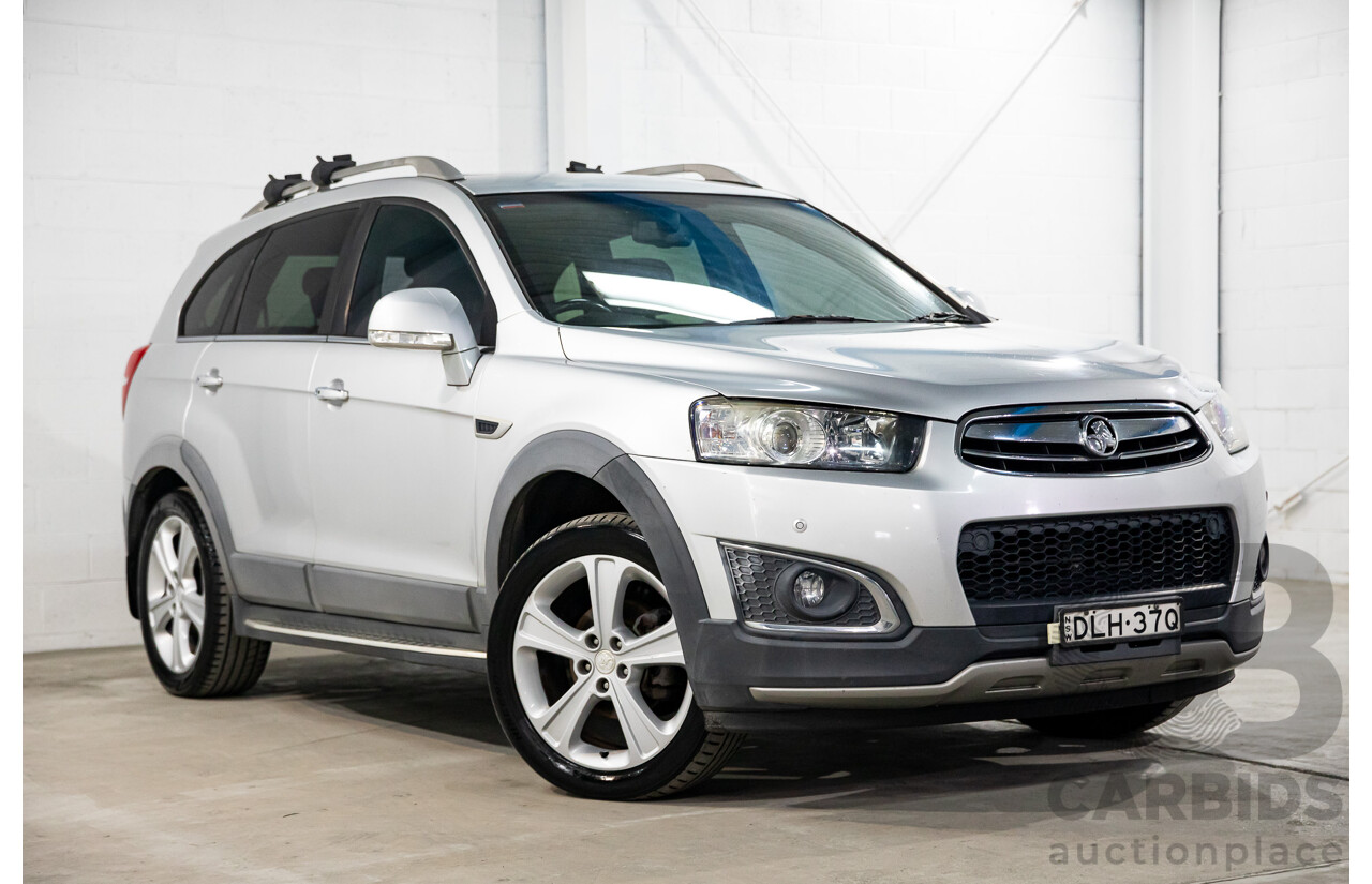 3/2014 Holden Captiva 7 LTZ (AWD) CG MY14 4d Wagon Silver Nitrate Metallic V6 3.0L - 7 Seater