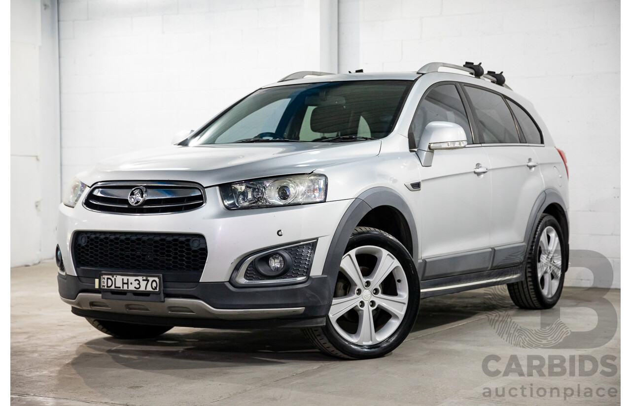 3/2014 Holden Captiva 7 LTZ (AWD) CG MY14 4d Wagon Silver Nitrate Metallic V6 3.0L - 7 Seater