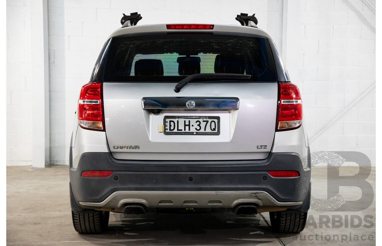 3/2014 Holden Captiva 7 LTZ (AWD) CG MY14 4d Wagon Silver Nitrate Metallic V6 3.0L - 7 Seater