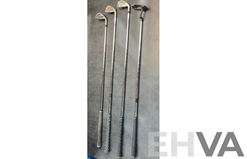 Assorted Clubs Includes Rapier, Ping - Lot of 4
