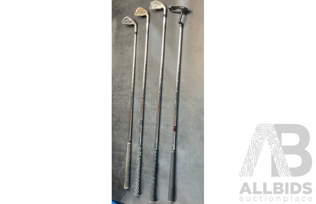 Assorted Clubs Includes Rapier, Ping - Lot of 4