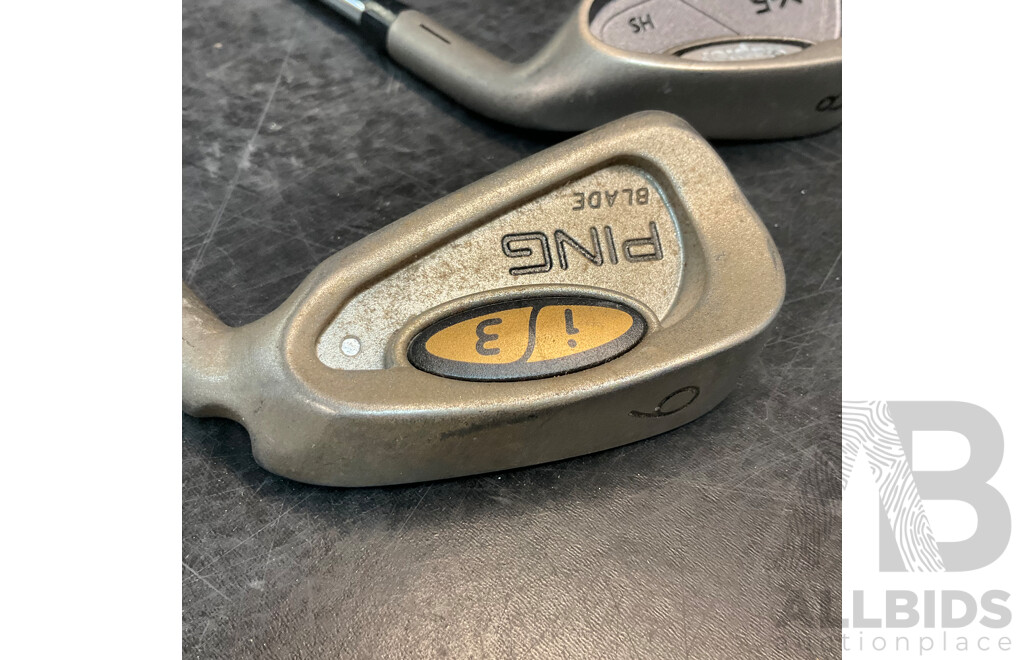 Assorted Clubs Includes Rapier, Ping - Lot of 4