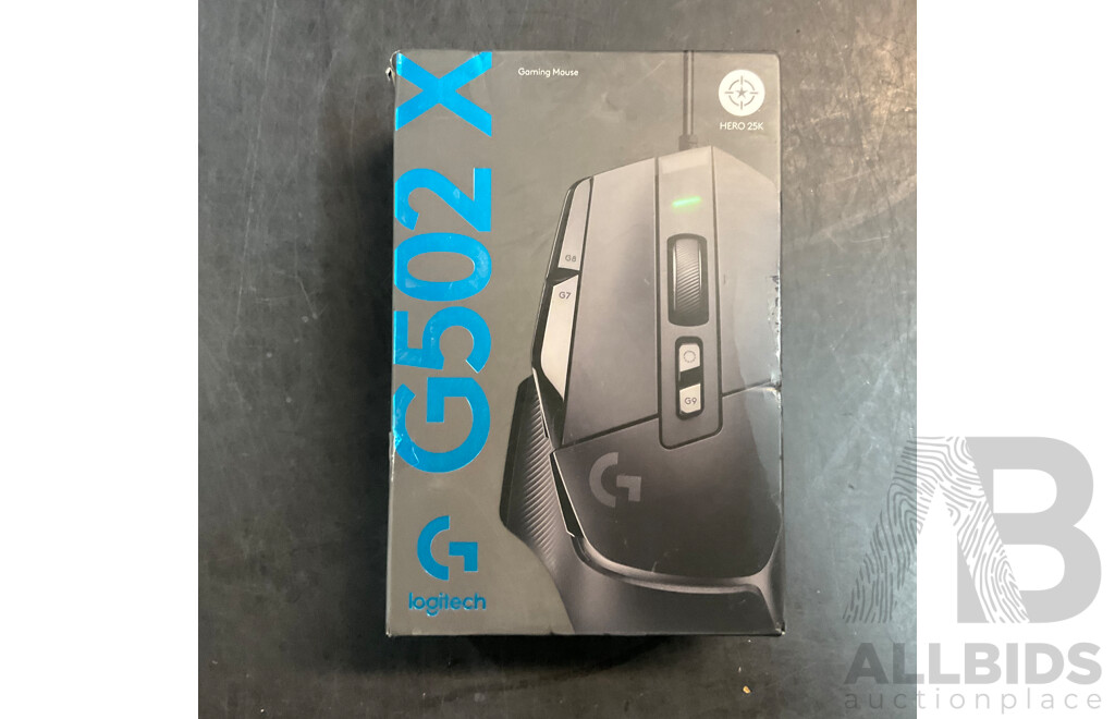 QVIA QR790 Dash Camera & LOGITECH G502 X Mouse - Lot of 2