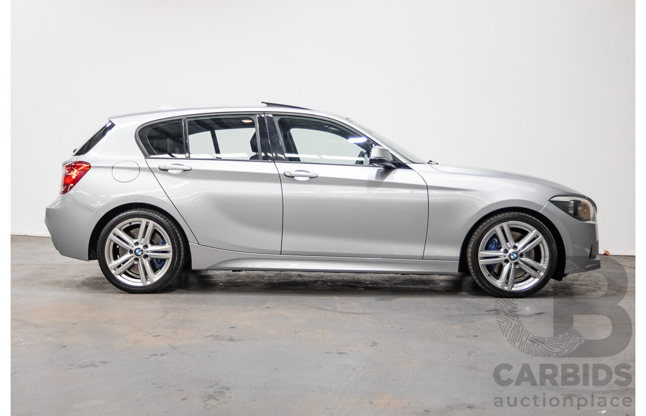 8/2013 BMW 118i F20 M-Sport MY13 5d Hatchback Glacier Silver Turbo 1.6L