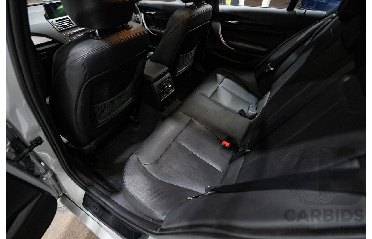 8/2013 BMW 118i F20 M-Sport MY13 5d Hatchback Glacier Silver Turbo 1.6L