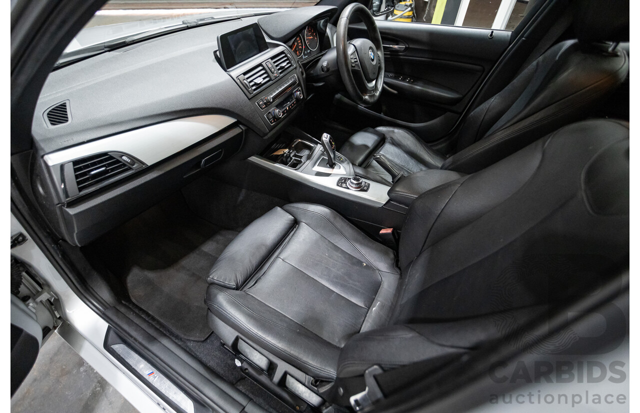 8/2013 BMW 118i F20 M-Sport MY13 5d Hatchback Glacier Silver Turbo 1.6L
