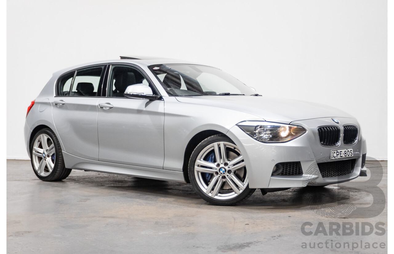 8/2013 BMW 118i F20 M-Sport MY13 5d Hatchback Glacier Silver Turbo 1.6L